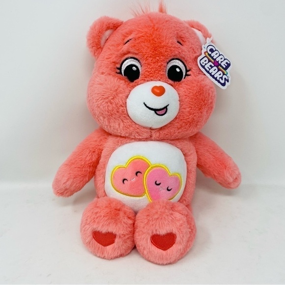Care Bears Love A Lot Care Bear Plush W/ Tags 14” - Picture 1 of 8